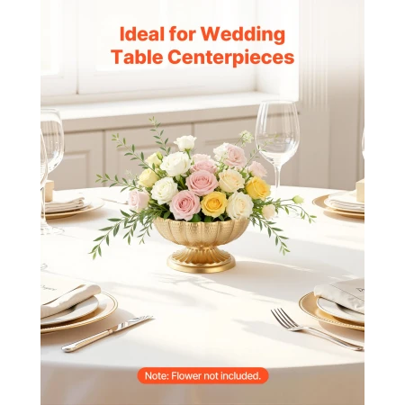 10 PCS Wedding Flower Vase, 12 cm Tall Mini Flower Table Centerpieces, Small Floral Bowl Decorative Easy Installation, Versatile