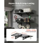 2-lags kraftige væggaragereoler, 610 x 1219 mm stålvægmonterede