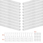 20-Pack 3.3 ft/1M V Shape LED Aluminum Channel, with Milky Cover, End Caps and Mounting Clips, Aluminum Profile for LED Strip Li