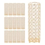 16 PCS Crystal Wedding Flower Vase, 26 cm Tall Flower Table Centerpieces, Crystal Cylinder Banquet Vases Easy Installation, Vers