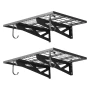 2-lags kraftige væggaragereoler, 610 x 914 mm stålvægmonterede