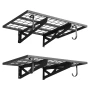 2-lags kraftige væggaragereoler, 610 x 914 mm stålvægmonterede