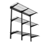 3-lags kraftige væggaragereoler, 275 x 914 mm stålvægmonterede