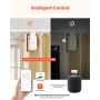 Automatisk gardinåbner, 2-pak, APP og fjernbetjening, hub