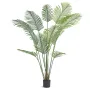 Artificial Palm Tree, 1.8mTall Faux Plant, Secure PE Material & Anti-Tip Tilt Protection Low-Maintenance Plant, Lifelike Green F