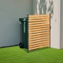 Træbeskyttelseshegn, 39" B x 61" L, 1-panels klimaanlægshegn