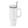 Sublimation Tumblers, 8 Pack, 1183 mL Tumblers Bulk with Handle, Stainless Steel Sublimation Cups with Lids and Straws, Double W