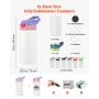 Sublimation Tumblers, 12 Pack, 355mL Kids Sublimation Water Bottles, Food-Grade Stainless Steel Cups with Lids and Straws, Doubl