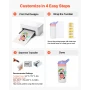 Sublimationsglas, 12-pakning, 355 ml