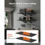 2-lags Heavy Duty væggaragereol, 50 x 122 cm stålvægmonteret