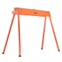 Saw Horses, 2 Pack Folding Work Horses, 299.4 kg Load Capacity Sawhorse with Heavy Duty Legs, All-Metal Portable Saw Horse with 
