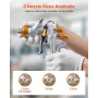 HVLP luftsprøjtepistol, Gravity Feed Paint Sprøjtepistol med 3