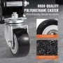 Workbench Caster Wheels, 165 lbs belastningskapacitet, sæt på