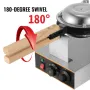 Kommerciel æg vaffel Lav 220V 1400W boble vaffel maker rustfrit