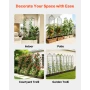 Have-espalier, 220 x 52,5 cm Rose-espalier, 4 pakker