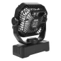 10400mAh solventilator, campingventilator med solpanel og