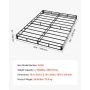 Boxspring, queensize-sengestel med vaskbar stofklud, kraftig