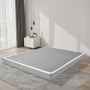 Boxspring, queensize-sengestel med vaskbar stofklud, kraftig