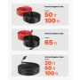Solpanelforlængerkabel, 19,81M sort + 19,81M Rød, 10 AWG (6