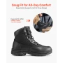 Men's Military Tactical Boots, 152.4 mm Combat Hiking Work Boots, Lightweight & Breathable & Sturdy Mens Motorcycle Interceptor 