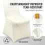 Stretch Spandex Folding Chair Covers, Universal Fitted Chair Cover, Removable Washable Protective Slipcovers, for Wedding, Holid