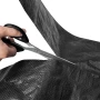 House Wrap, 1220 x 76200 mm, 0.17 mm Thick Vapor Barrier, Heavy Duty Plastic Sheeting for Tear-resistant, Drop Cloth Vapor Barri