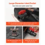 Water Storage Bladder, 330L Water Storage Container Tank, 1000D PVC Large Capacity Soft Bag Bladder, Collapsible Portable for Ga