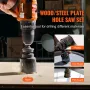 Hole Saw Kit, 18 PCS Saw Blades, 6 Drill Bits, 1 Hex Wrench, Bi Metal M42 Hole Saw Set with Carrying Case, General Purpose Size 