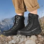 Men's Military Tactical Boots, 203 mm Combat Hiking Work Boots, Lightweight & Breathable Side Zipper Mens Motorcycle Interceptor