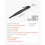 Air Needle Scaler, 3400BPM Pneumatic Scaler for Rust Paint Removal - with 3-Speed Adjustment, 19 Hardened Needles & 3 Air Nozzle