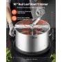 Manual Bud Leaf Trimmer, 370mm Reaper Bowl Bud Trimmer with Stainless Steel Blades, Visual Cutting, Wet & Dry Hydroponic Cutting