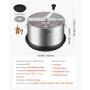 Manual Bud Leaf Trimmer, 370mm Reaper Bowl Bud Trimmer with