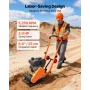 Plate Compactor, 2 HP 79CC Gas Engine, 5250 VPM Vibrating