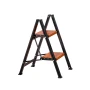 2 Step Ladder, Folding Step Stool with Wide Anti-Slip Pedal and