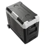 Car Refrigerator, DC 12/24V AC100-240V Compressor Electric Cooler, -20°C to 20°C Truck Refrigerator with APP Control, Wheels & D