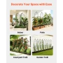 Garden Trellis, 180 x 52.5 cm Rose Trellis, 6 Packs Garden