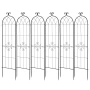 Garden Trellis, 180 x 52.5 cm Rose Trellis, 6 Packs Garden Flower Rose Trellises with Powder-Coated Finish & Convenient Locking 