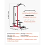 LAT Pull Down Machine, 2-in-1 Row Cable Machine, Cable Machines Home Gym with 3-Level Adjustable Seat, 4-Level Adjustable Foam R
