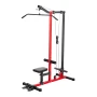 LAT Pull Down Machine, 2-in-1 Row Cable Machine, Cable Machines Home Gym with 3-Level Adjustable Seat, 4-Level Adjustable Foam R