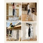 5 Step Ladder, Folding Step Stool with Wide Anti-Slip Pedal and Comfort Handgrip, 150 kg Capacity Portable Aluminum Stepladder, 