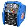 Portable Refrigerant Recovery Machine, 3/4 HP 220V 50Hz Single Cylinder AC Recovery Machine for Liquid Vapor Refrigerant, 1450 R