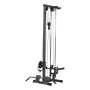 LAT Pull Down Machine, 3-in-1 Row Cable Machine, Cable Machines Home Gym with 18-Level Height Adjustment, Wall-Mount Design, Loa