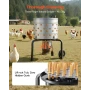 Chicken Plucker Machine, 500mm Drum, 900W & 230RPM Electric Chicken Plucking Machine with 98 Soft Fingers & Transport Wheels, St
