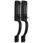 Mechanical Keyless Entry Door Lock, 2.0 Code Upgrade, 4-7 Digits Code, Double-Sided Push Button Combination Keypad Door Lock wit