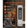 Mechanical Keyless Entry Door Lock, 2.0 Code Upgrade, 5 Digits