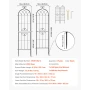 Garden Trellis, 152 x 40.5 cm Rose Trellis, 4 Packs Garden