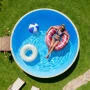 350.5 cm Pool Liner, Round UniBead Swimming Pool Liner for 120 cm Wall Height, Premium Thick Vinyl, Easy Install with Leak-Proof