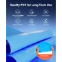 Oval Pool Liner, 375 x 732 cm UniBead Swimming Pool Liner for