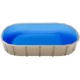 Oval Pool Liner, 375 x 732 cm UniBead Swimming Pool Liner for
