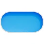 Oval Pool Liner, 375 x 732 cm UniBead Swimming Pool Liner for 120 cm Wall Height, Premium Vinyl, Easy Install with Leak-Proof Pa